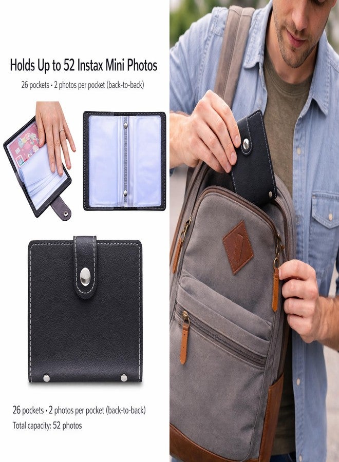 CALVILLE Mini Photo Album, 2×3 Instant Film Storage, Compatible with Fujifilm Instax Mini Series (Mini 11, Mini 12, Mini 9, 8+), EVO & LiPlay, Kodak & Polaroid and ZIP printers Instant Photos - Image 4